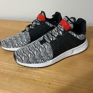 Adidas white abs black sneakers. Brand new